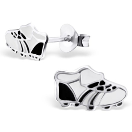 Kinderoorbellen Sterling zilver 925 Voetbalschoenen