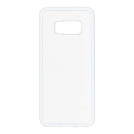 Samsung Galaxy S8 Sublimatie Telefoonhoesje - Rubber Wit