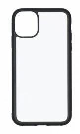 Apple iPhone 11 Sublimatie Telefoonhoesje - Rubber Zwart