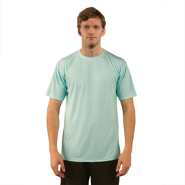 Vapor Korte Mouw Solar Sublimatie Shirt Zeegras Groen