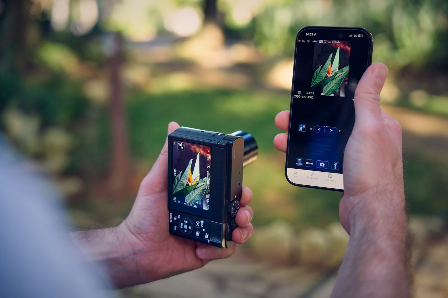 Panasonic TZ 99 Zilver-Zwart