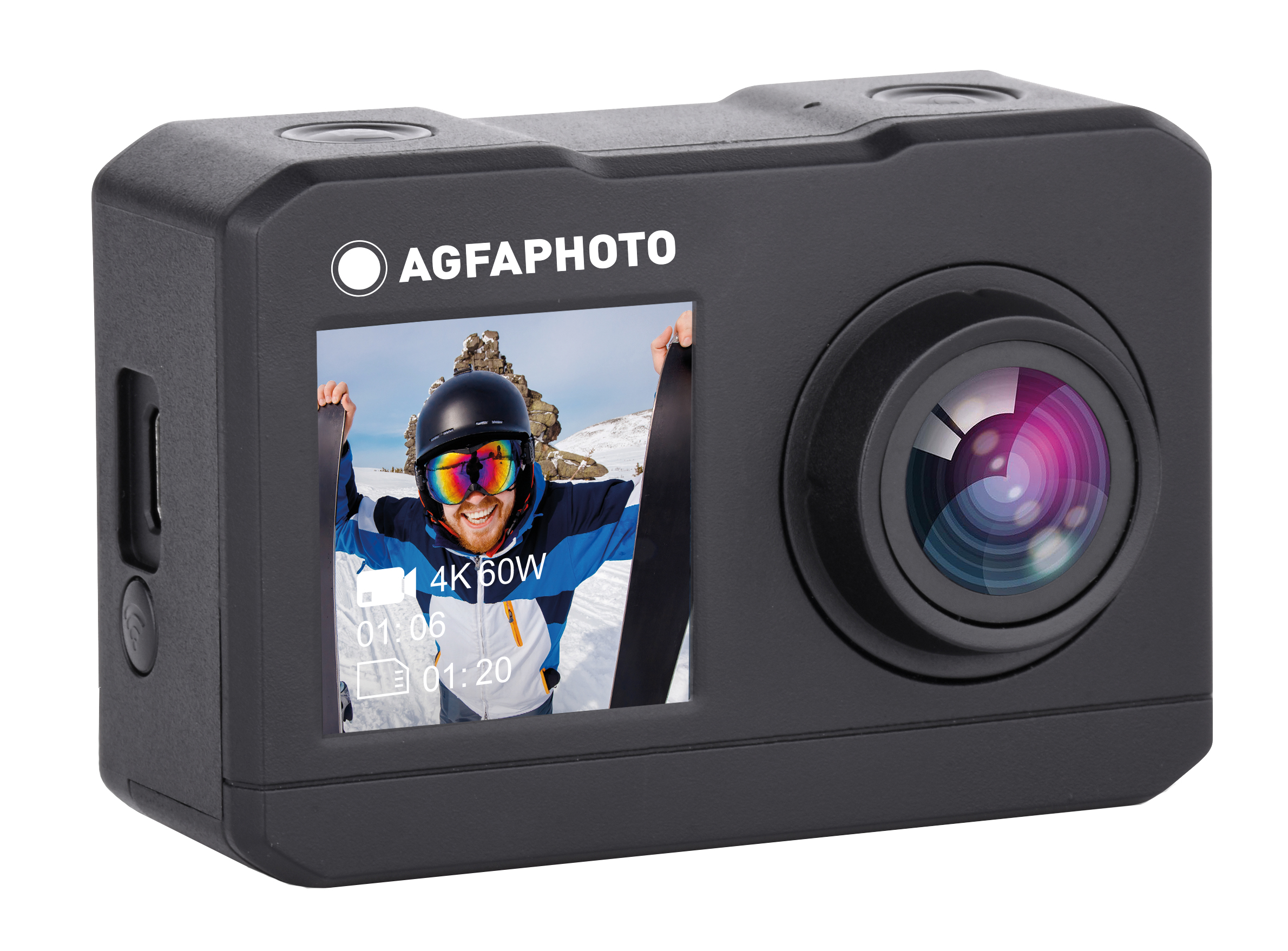 AGFA Photo Actioncam Dual screen WIFI 120°wide angle