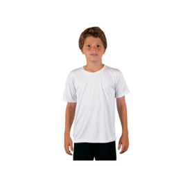 Vapor Korte Mouw Youth Solar Sublimatie Shirt Wit