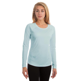 Vapor Lange Mouw Dames Solar Sublimatie Shirt Arctic Blauw