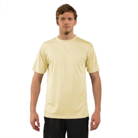 Vapor Korte Mouw Solar Sublimatie Shirt Lichtgeel