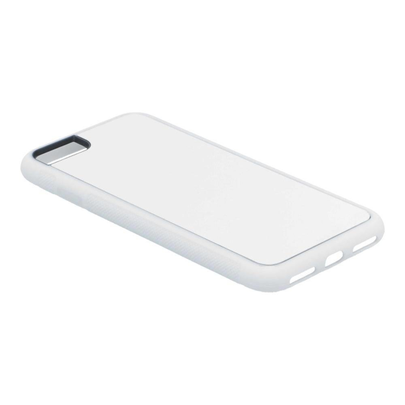 Apple iPhone 7 / 8 Sublimatie Telefoonhoesje Wit Rubber | - HOESJES | Foto Vos
