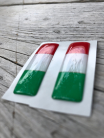 ITALIE STICKER 40x12mm 2 stuks