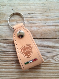 Lancia keychain leather