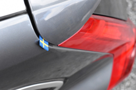 VOLVO V60 rubber vlag label