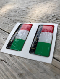 ITALIE STICKER ITALIA 40x18mm 2 stuks