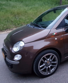 FIAT 500 Kotflügelaufkleber + Schlüsselanhänger (Paketangebot)