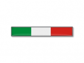 ITALIE STICKER 75x12mm 2 stuks