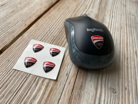 Sticker Ducati Corse 15x13.5mm  4 stuks