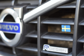 VOLVO XC 60 rubber vlag label