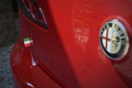 ALFA ROMEO 159 FLAG LABEL