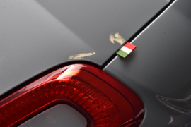 FIAT GIFTSET  Sleutelhanger tuigleer + vlaglabel tricolore