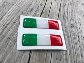 ITALIE STICKER  40x12mm 2 stuks