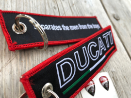 DUCATI Geschenkset (Schlüsselanhänger + Aufkleber)