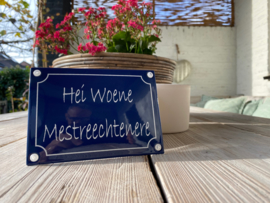 Muurbordje Hei Woene Mestreechtenere