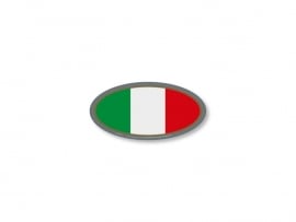 ITALIE STICKER ovaal 40x20mm 2 stuks