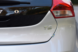 VOLVO V40 rubber vlag label