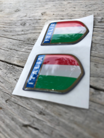 ITALIE STICKER SQUADRA 26x34mm 2 stuks