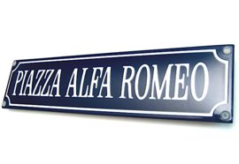 PIAZZA ALFA ROMEO blauw/wit