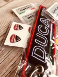 DUCATI giftset (sleutelhanger +  stickers)