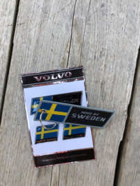 VOLVO  Stickerset Chroomline + Sleutelhanger Made by Sweden