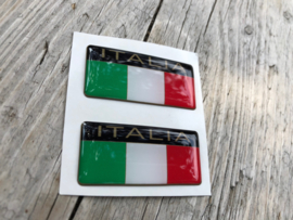 ITALIE STICKER ITALIA 40x18mm 2 stuks