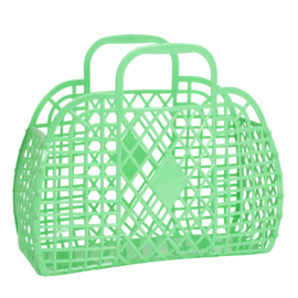 Sun Jellies - Retro Basket Large - Green