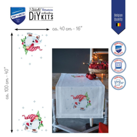 Tafelloper kit Kerstkabouters
