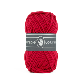 Durable Cosy Fine Deep Red 317