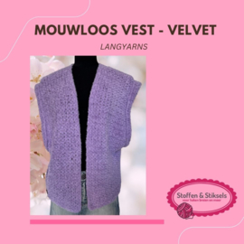 Mouwloos Vest | Velvet LANGyarns