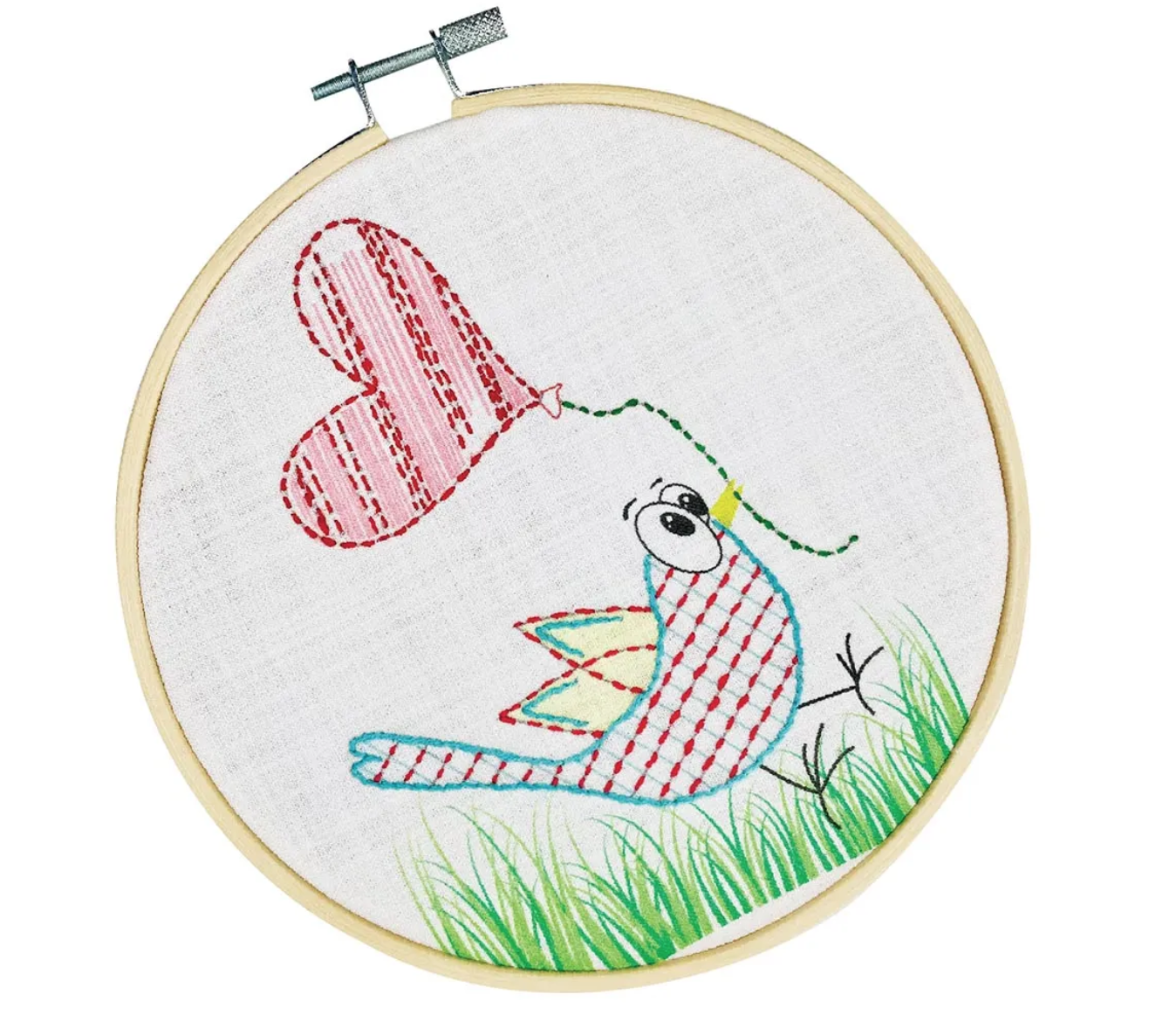 Pony Easy stitch borduurkit Bird & Balloon