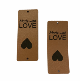 Label Made with LOVE  ♥ - Taupe