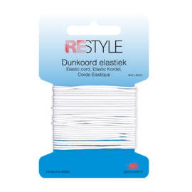 Restyle dunkoord Elastiek 1,4mm - Wit