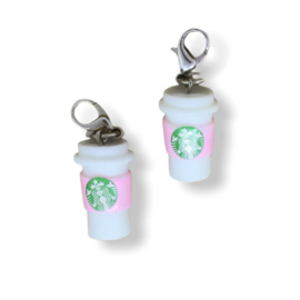 Stekenmarkeerder Starbucks beker pink
