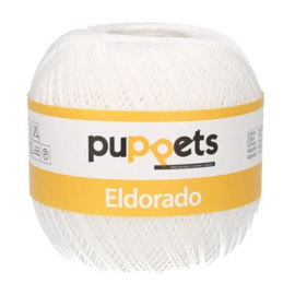 Puppets Eldorado dikte 10 - Wit no. 7001 (100 gr)