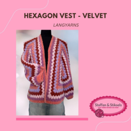 Hexagon Vest | Velvet LANGyarns