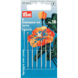 Prym borduurnaalden met punt no. 18 - 125.550