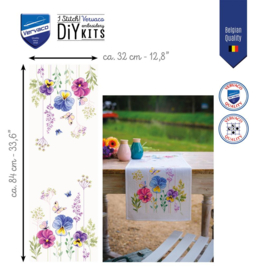 Pearlaida tafelloper kit Viooltjes