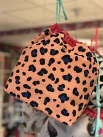 Project Bag Panther Dots Handmade !