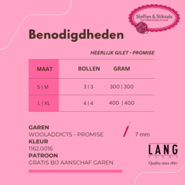 Heerlijk Gilet - Promise