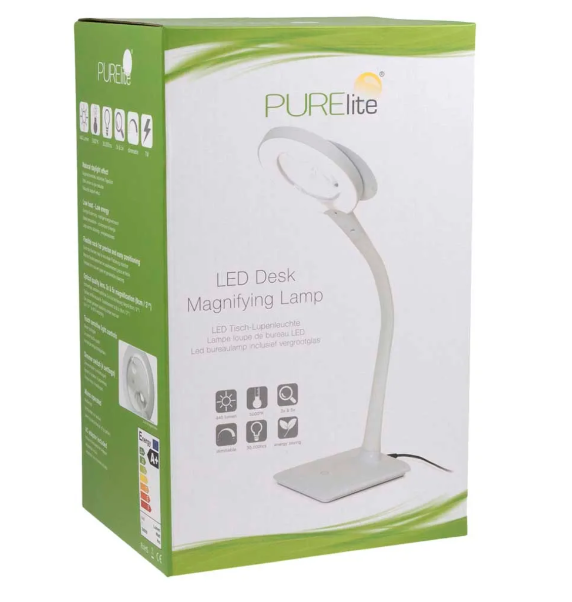PURElite LED dimbare bureau loeplamp