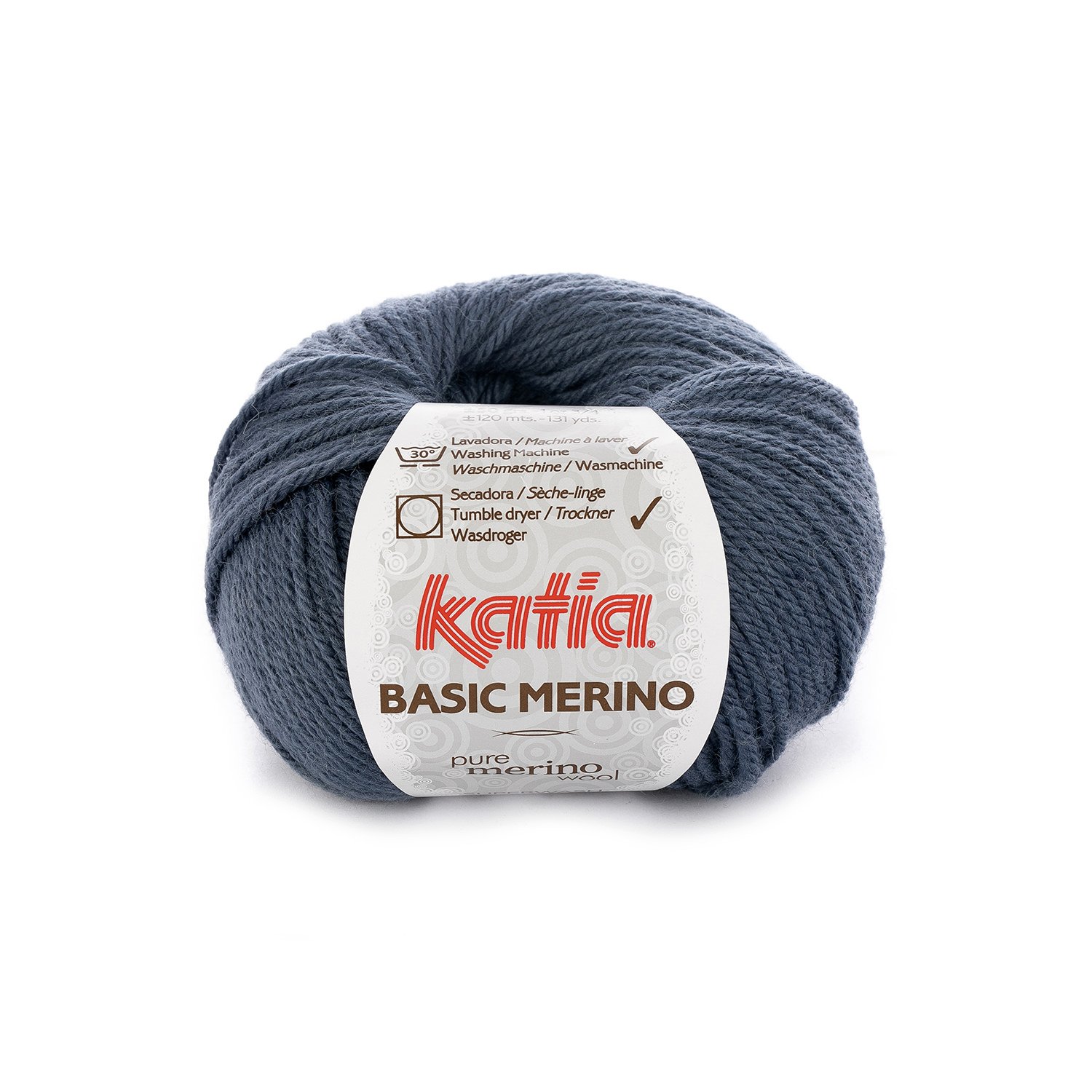 Basic Merino - 793.O.32 - Grijsblauw