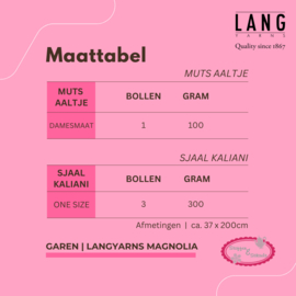 Muts Aaltje & Sjaal Kaliani - Punto no. 74