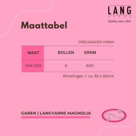 Omslagdoek Farah - Punto no. 74