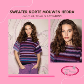 Sweater korte mouwen Hedda - Punto no. 73