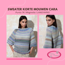 Sweater korte mouwen Cara - Punto no. 74
